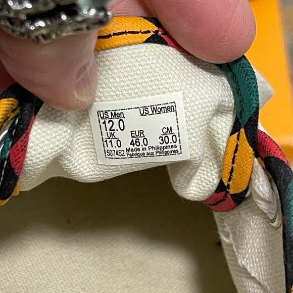 EUC Men’s Sz 12 (Euro Sz 46) Vans Old Skool Check Lace-up Sneakers Multicolored - Picture 12 of 16